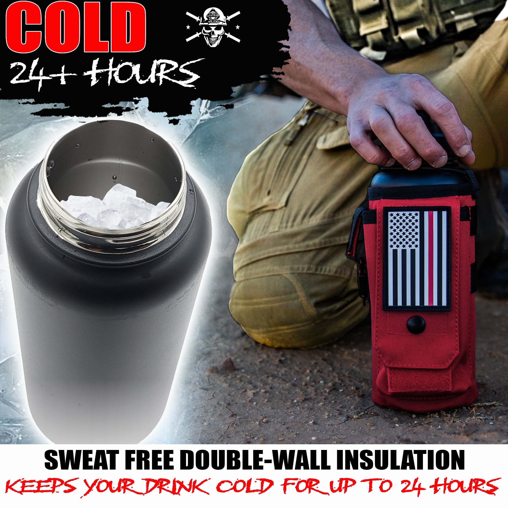 32oz Compact Battle Bottles - PhishStones Products