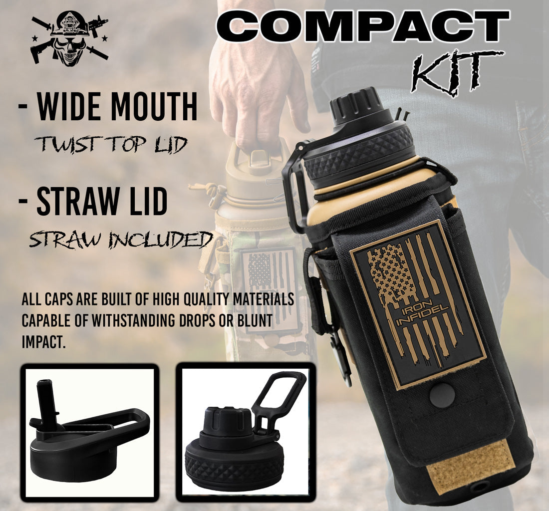 32oz Compact Battle Bottles - PhishStones Products
