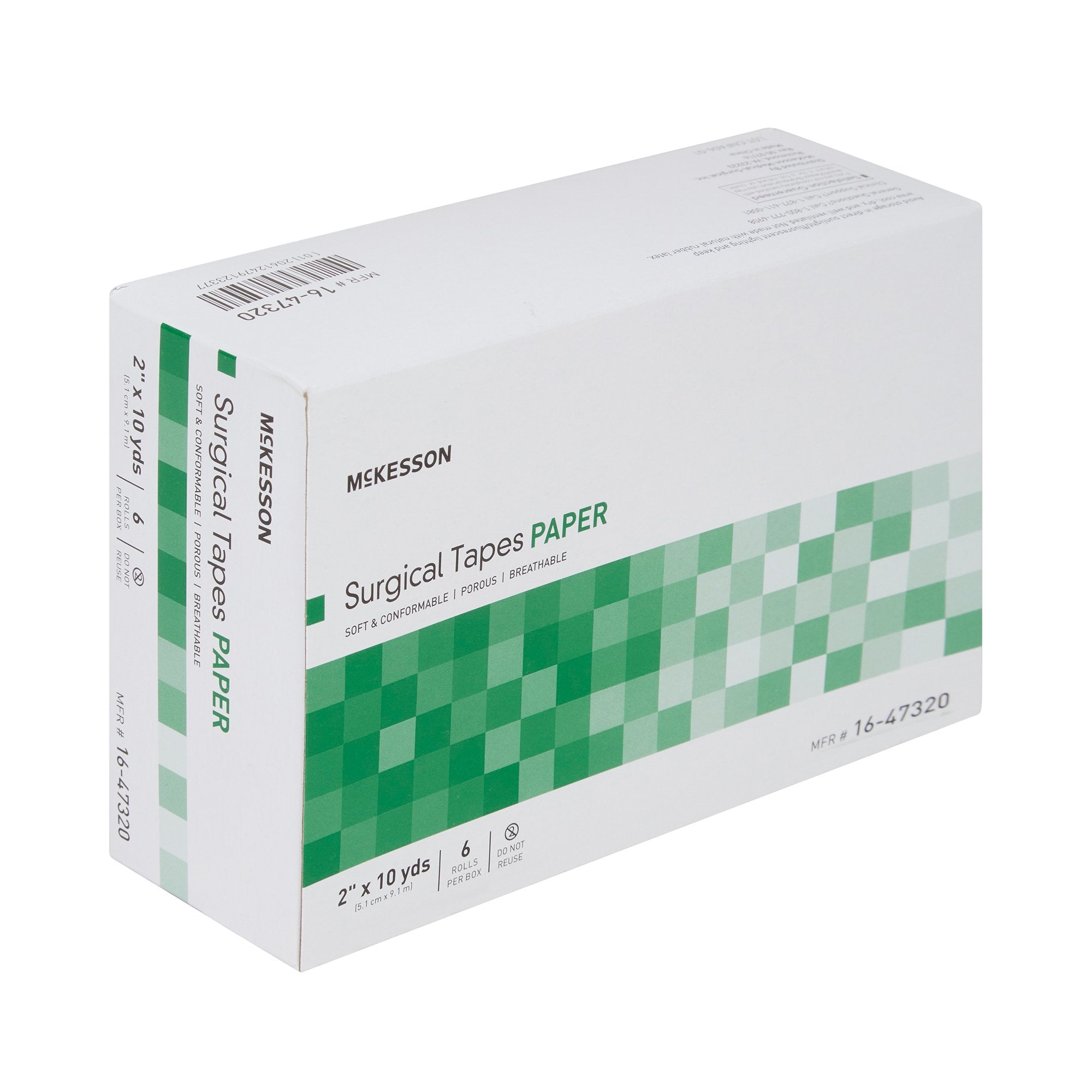 McKesson Paper Medical Tape, 2 Inch x 10 Yard, White 16-47320