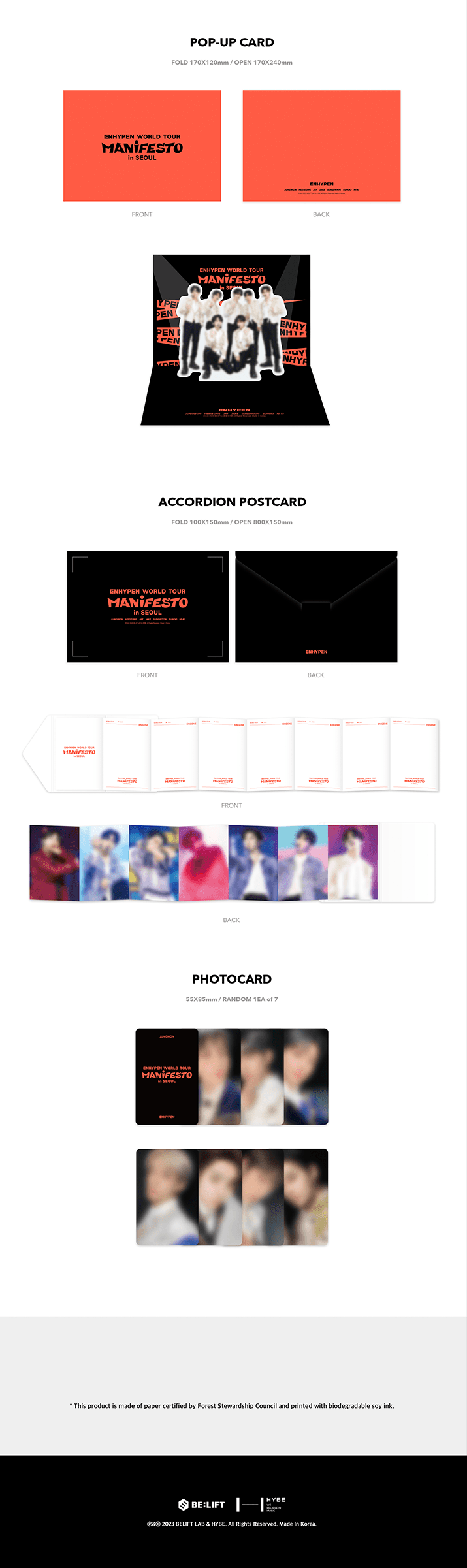 ENHYPEN World Tour - Manifesto In Seoul Digital Code + DVD