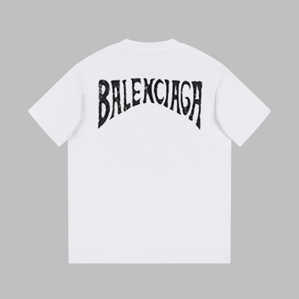 Balenciaga White T-Shirt Without Collar