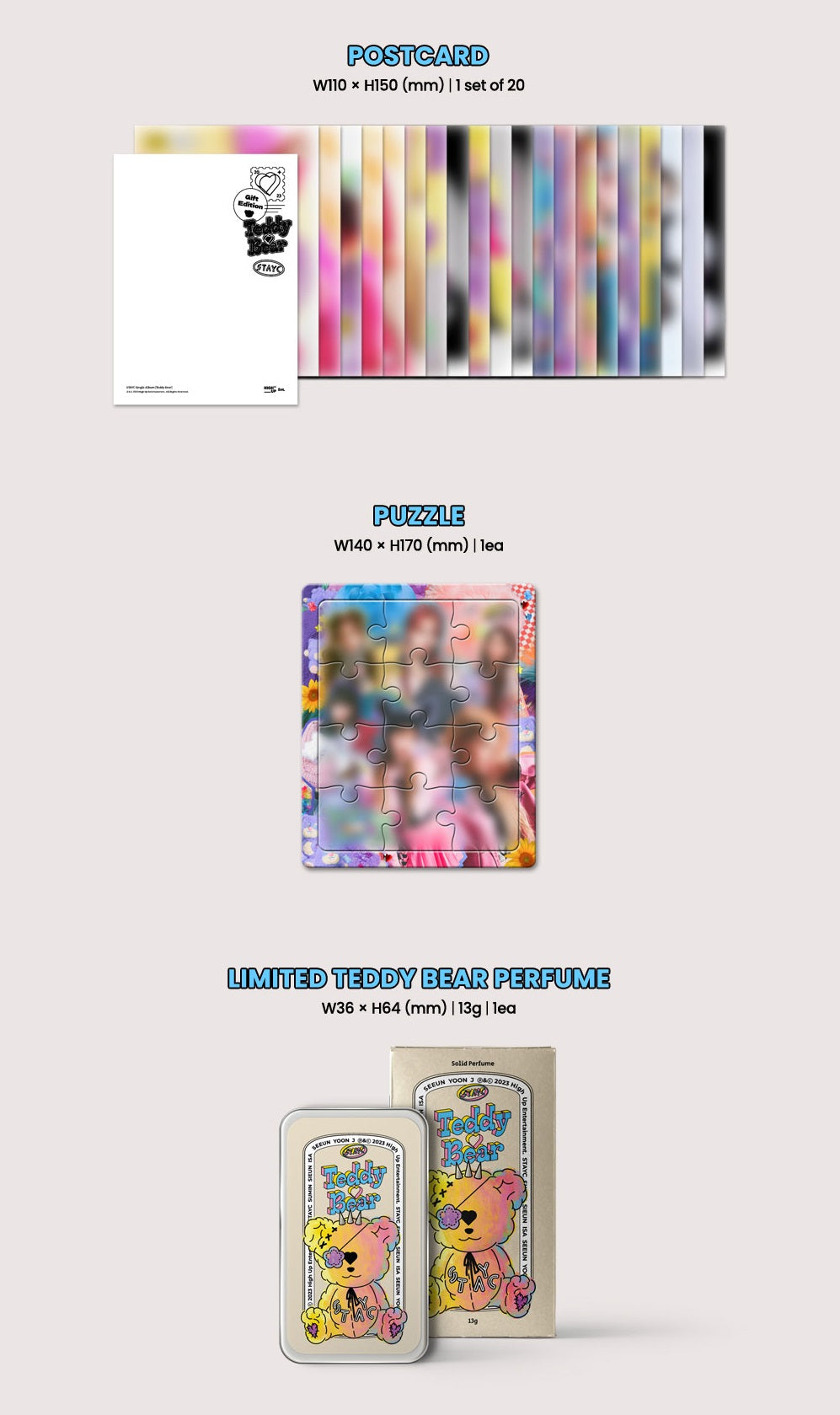 Stayc 4th Single Album - Teddy Bear (Gift Edition Version)