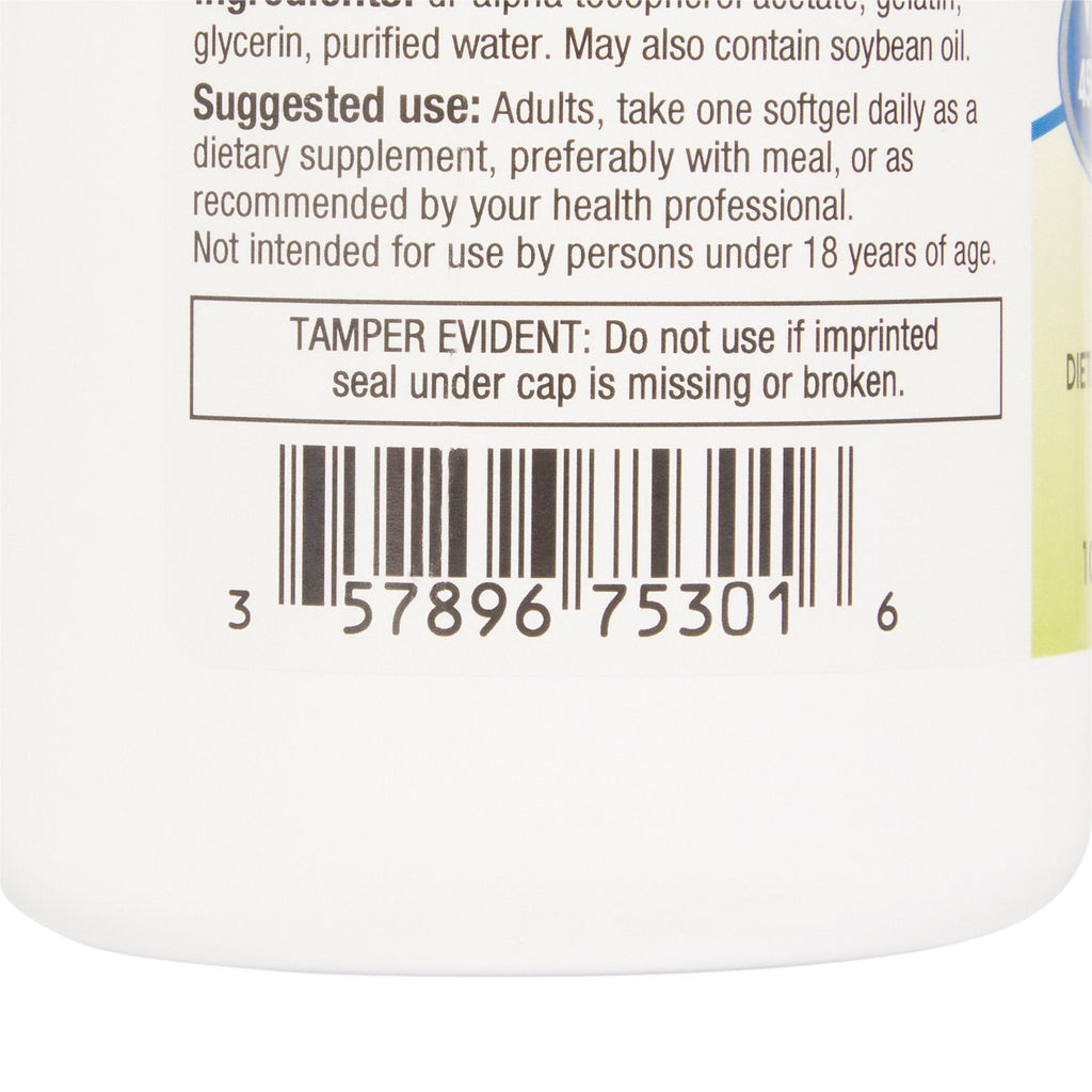 Geri-Care® Vitamin E Supplement 753-01-GCP