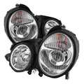 SPYDER Xtune Mercedes Benz W210 E-Class 00-02 Projector Headlights Chrome PRO-CL-MW21099-C 5021984