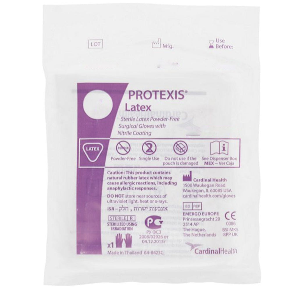 Protexis™ Latex Surgical Gloves with Nitrile Coating, Size 8, Light Brown 2D72NS80X