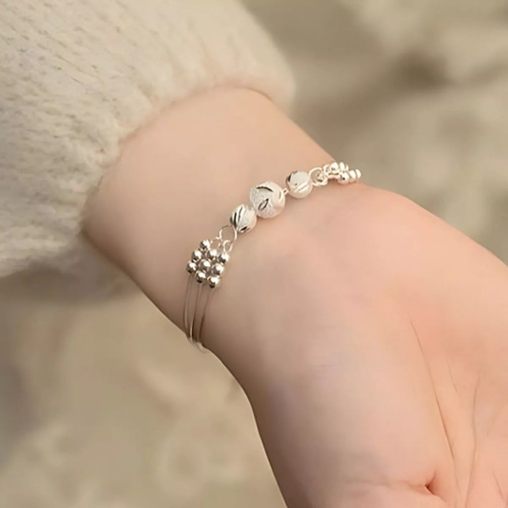 925 Sterling Silver Bead Chain Bracelet