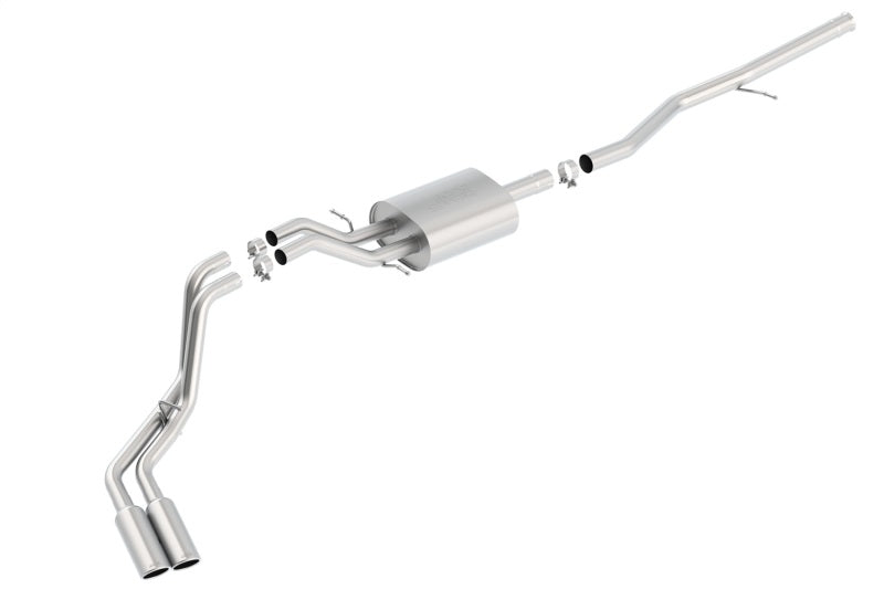 Borla S-Type Cat-Back 14 Silv/Sierra 1500 Crew Cab Standard Bed 153in WB Side Exit Exhaust 140551