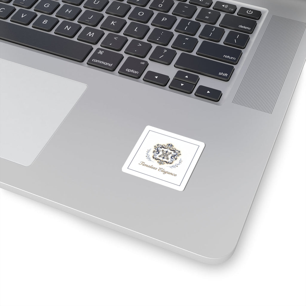 Ornate Brooch Emblem Sticker | vintage emblem, baroque pin design