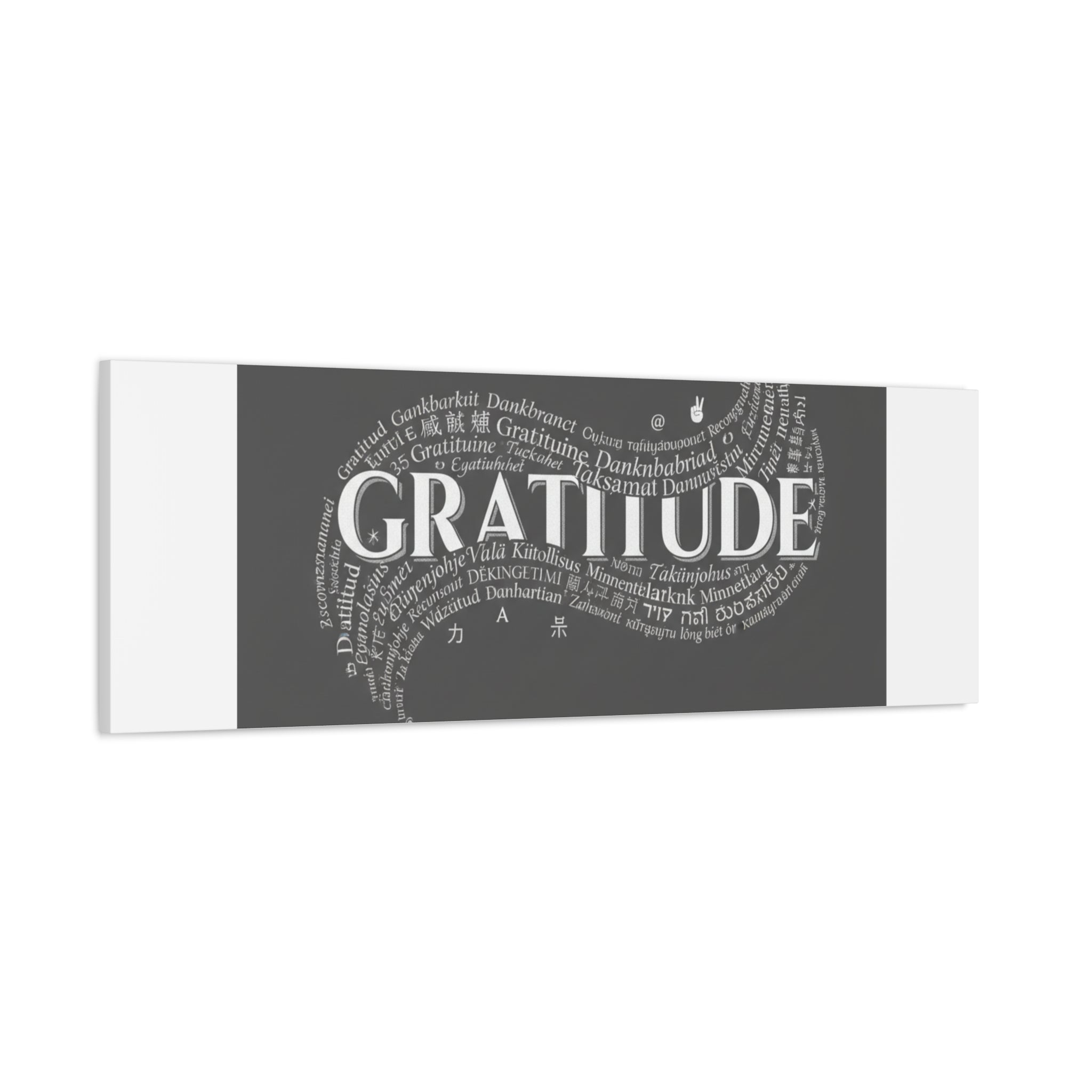 Gratitude Wall Art Matte Canvas | Tiny Treats, sweet uplifting print