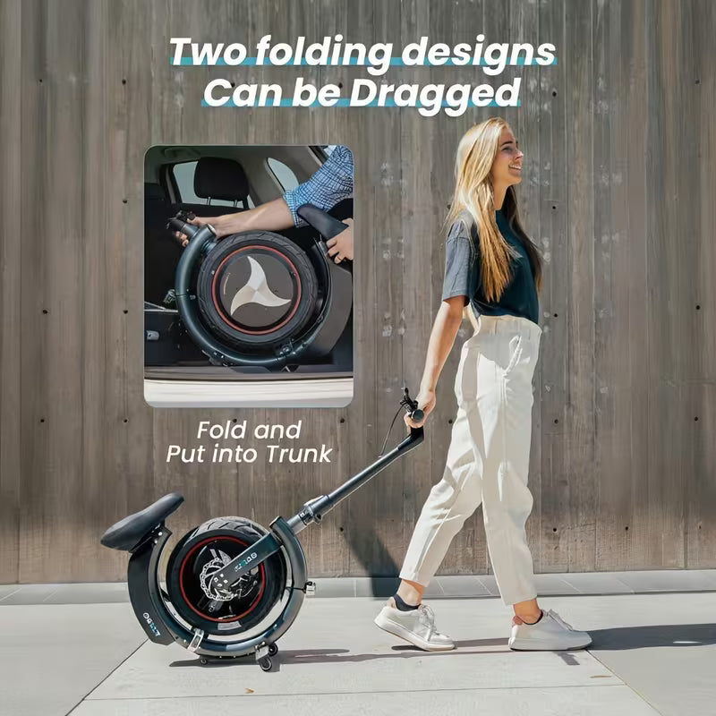 350W Motor 10.4AH Lithium Battery Aluminum Alloy Foldable With Seat Type C Design 14-inch Electric Scooter LED Light 20km/h Rear Drive Front Disc Brake Commuter Home Suitable For Many Occasions Holiday Gifts