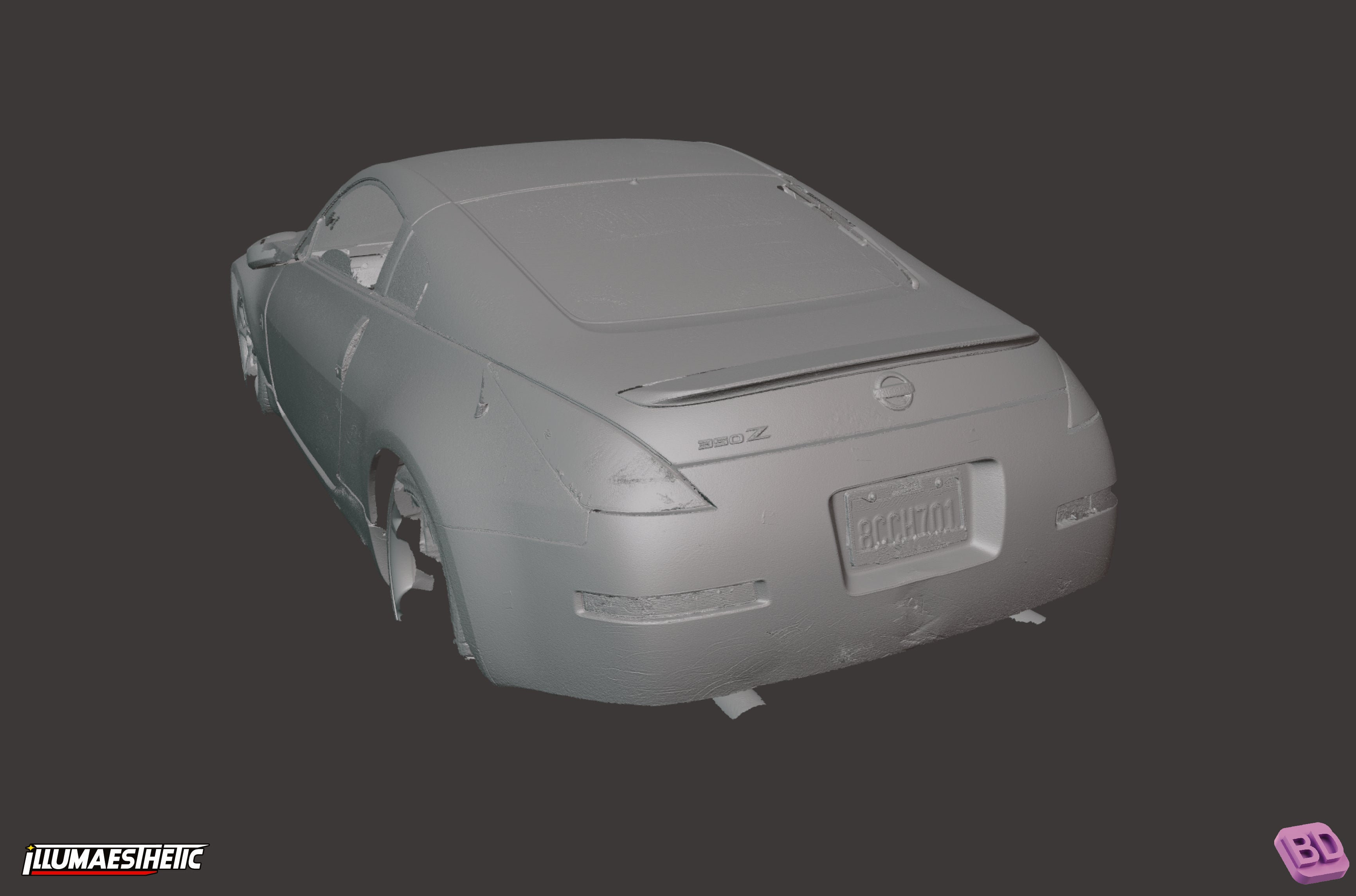 Nissan 350Z (Z33) 3D Scan (2003-2006)