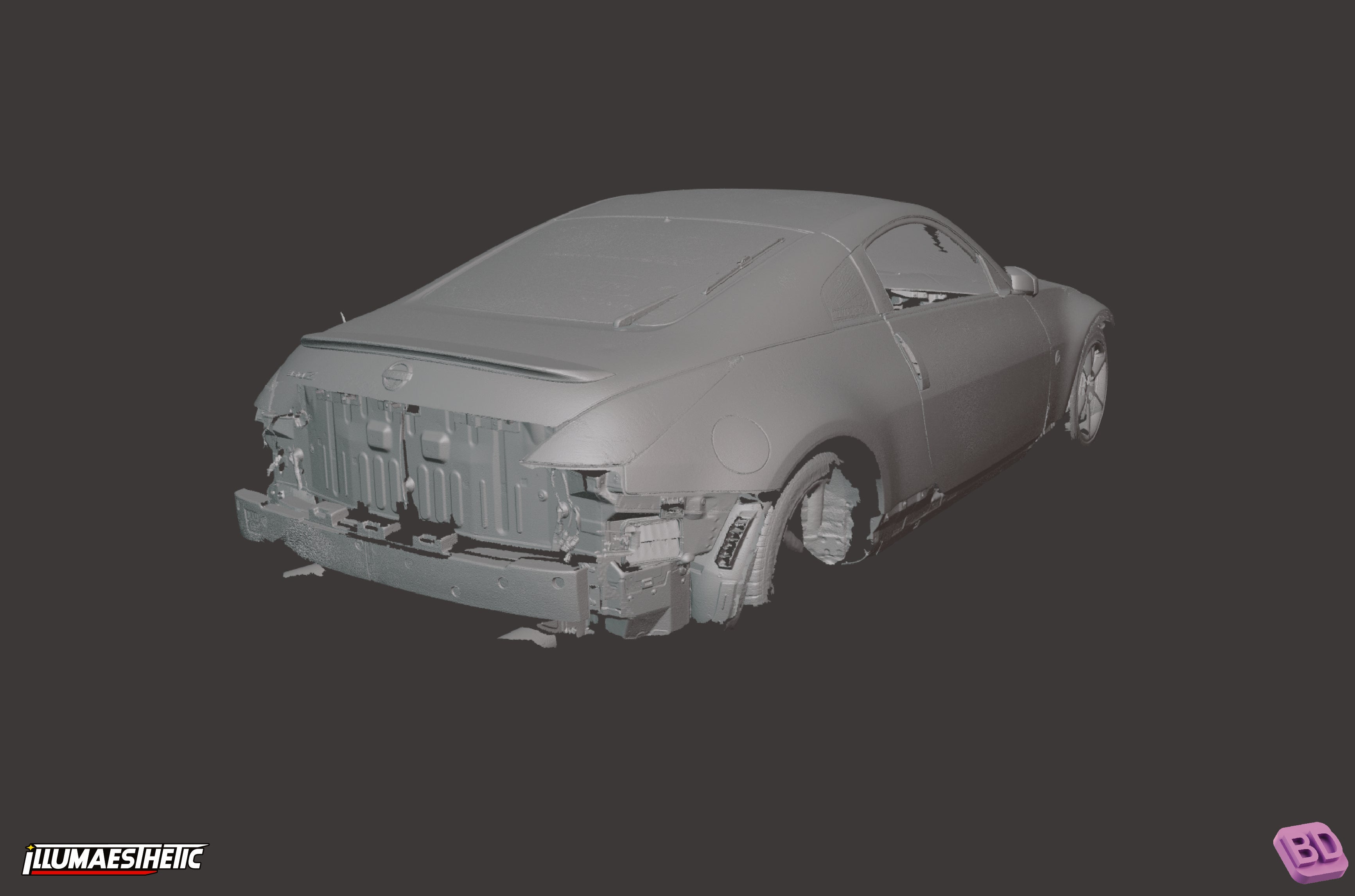 Nissan 350Z (Z33) 3D Scan (2003-2006)