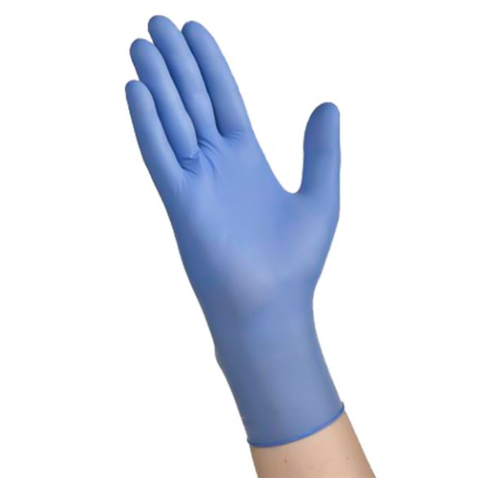 Exam Glove FLEXAL™ Touch Large NonSterile Nitrile Standard Cuff Length Textured Fingertips Blue Chemo Tested 88RT04L