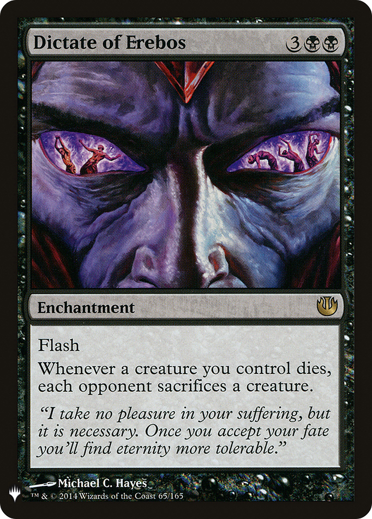 Dictate of Erebos (LIST-JOU-65) - The List