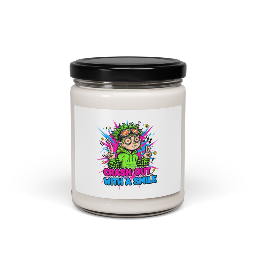 Crash Out With a Smile Candle | Scented Soy, Neon Skate Graffiti