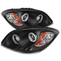 SPYDER Chevy Cobalt 05-10 Projector Headlights CCFL Halo LED Blk PRO-YD-CCOB05-CCFL-BK 5009302