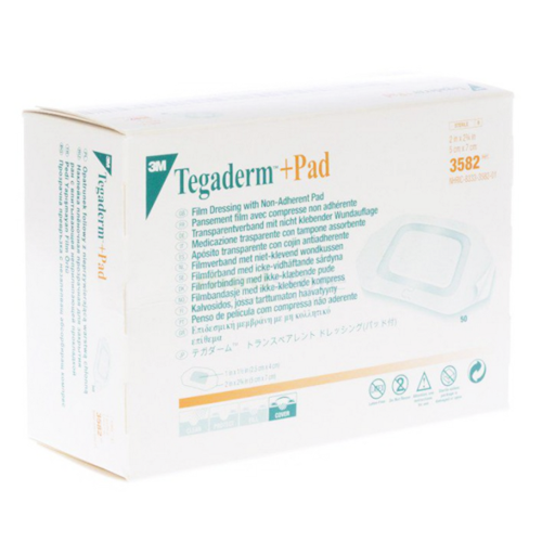3M™ Tegaderm™ +Pad Film Dressing with Non-Adherent Pad