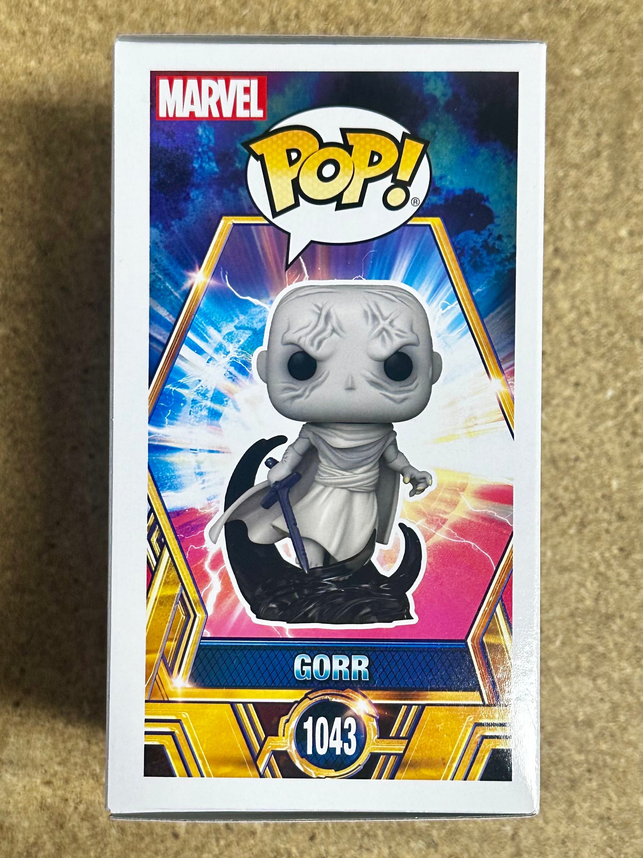Christian Bale Signed Gorr The God Butcher Thor Funko Pop! #1043 With JSA COA