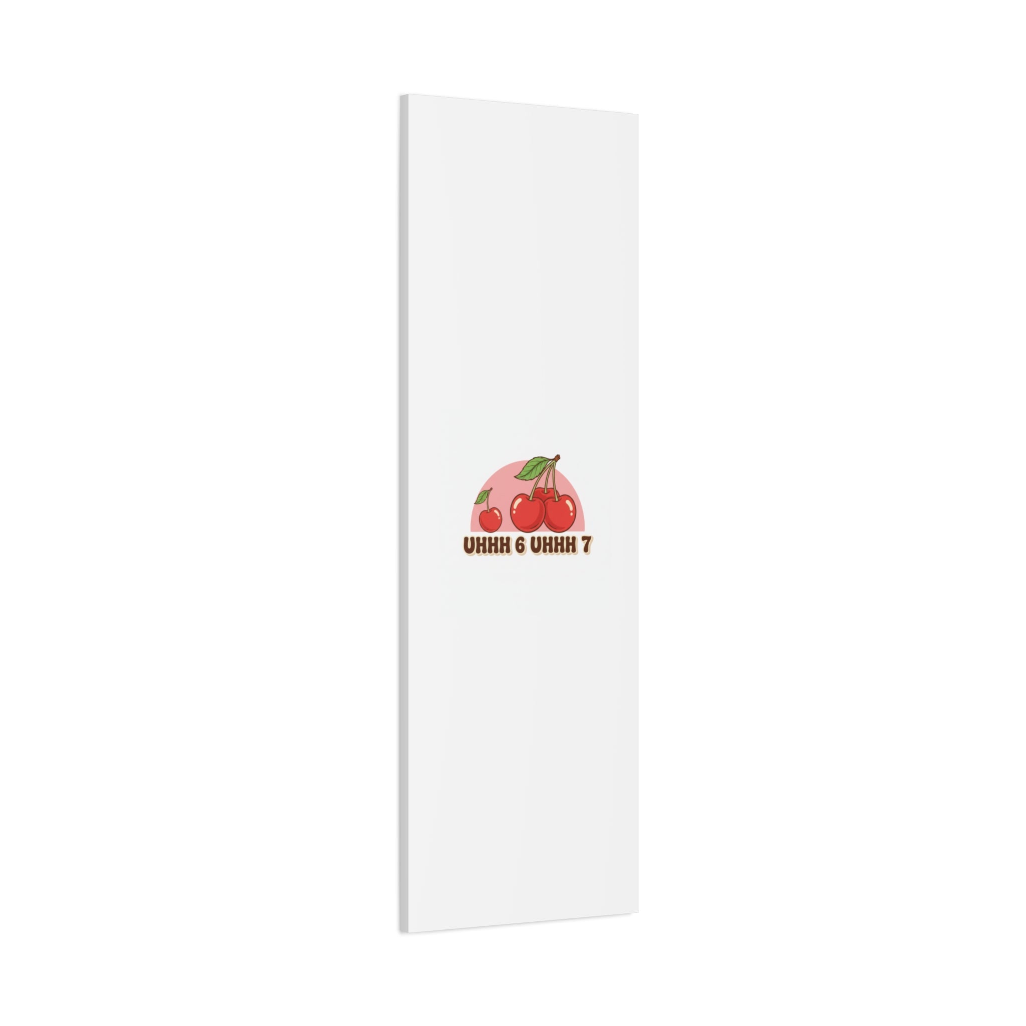 Six Severn Cherry Retro Graphic Canvas | kawaii fruit print, vintage cherry design