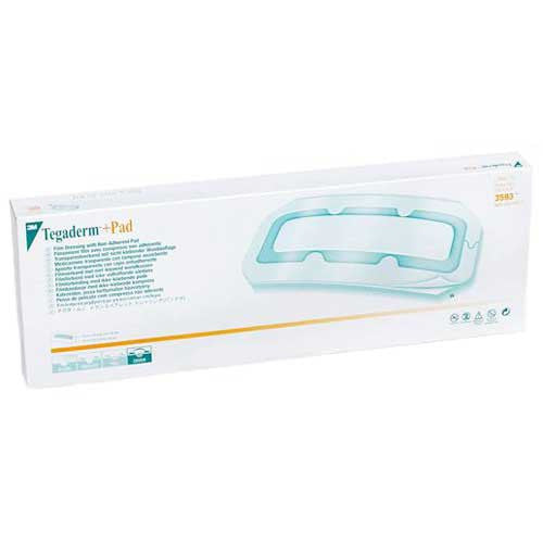 3M™ Tegaderm™ +Pad Film Dressing with Non-Adherent Pad - 3593