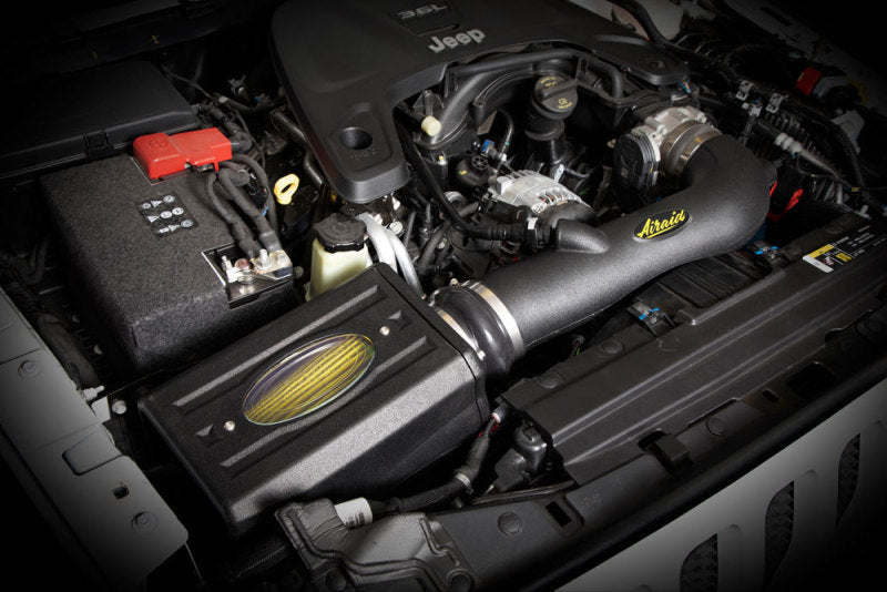 Airaid 18-21 Jeep Wrangler JL 3.6L V6 Performance Air Intake System - Non-woven Synthetic 315-360