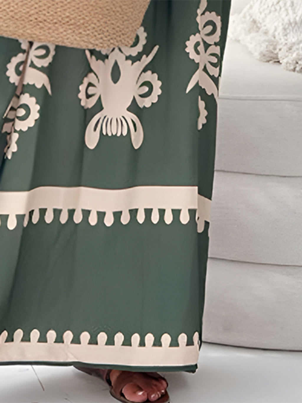 Unique Printed Spaghetti Strap Sleeveless Maxi Dress Elegant Summer Maxi Dress for Women