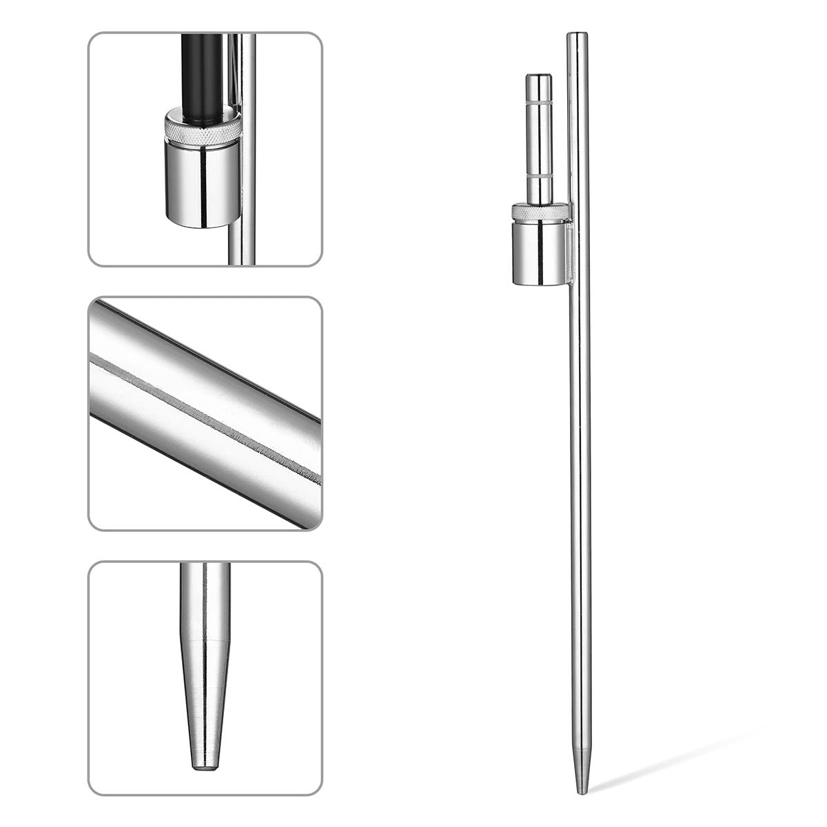 Yescom Feather Flag Pole Kit - 10 Sets, Base Type Options