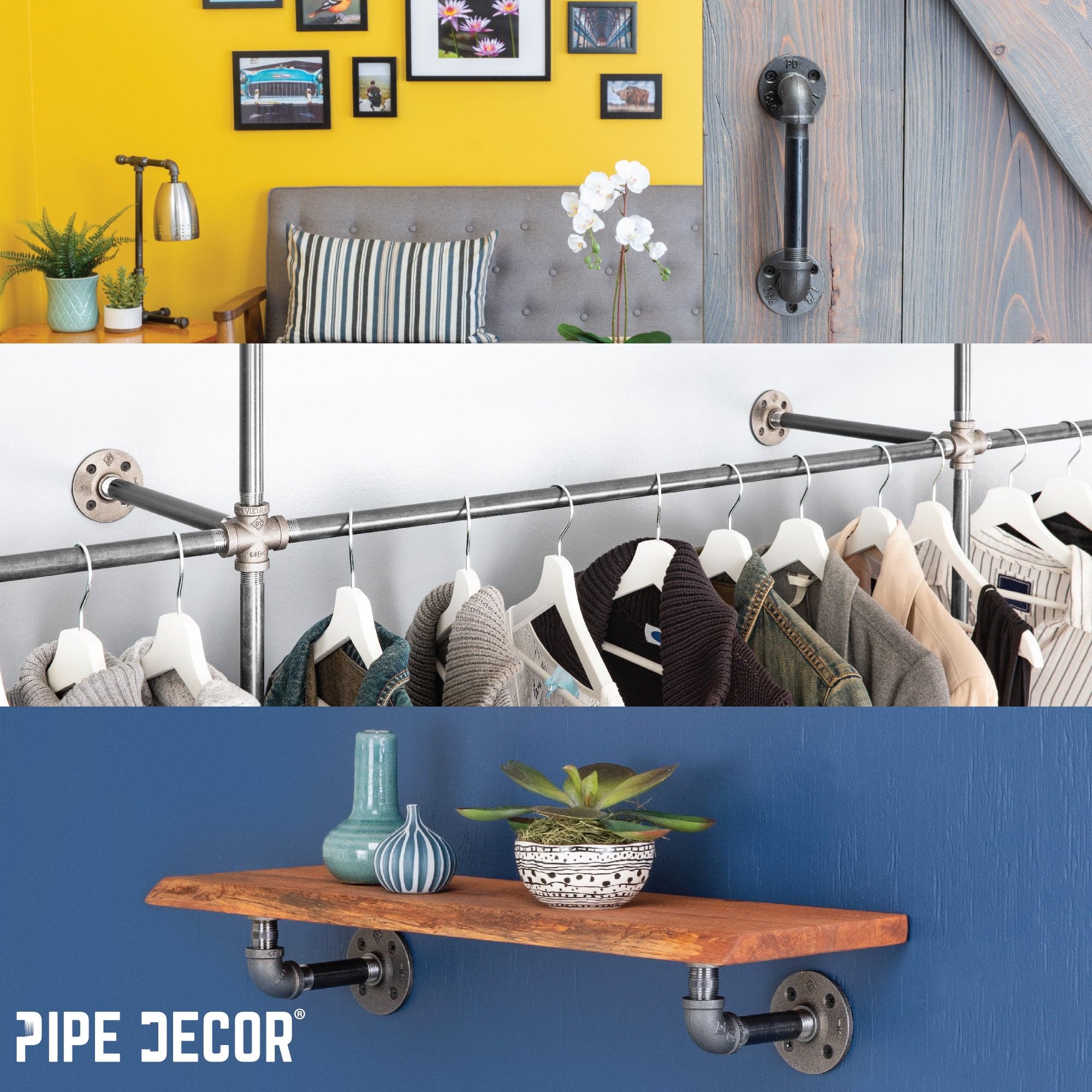 1 in. x 2 in. Black Pipe