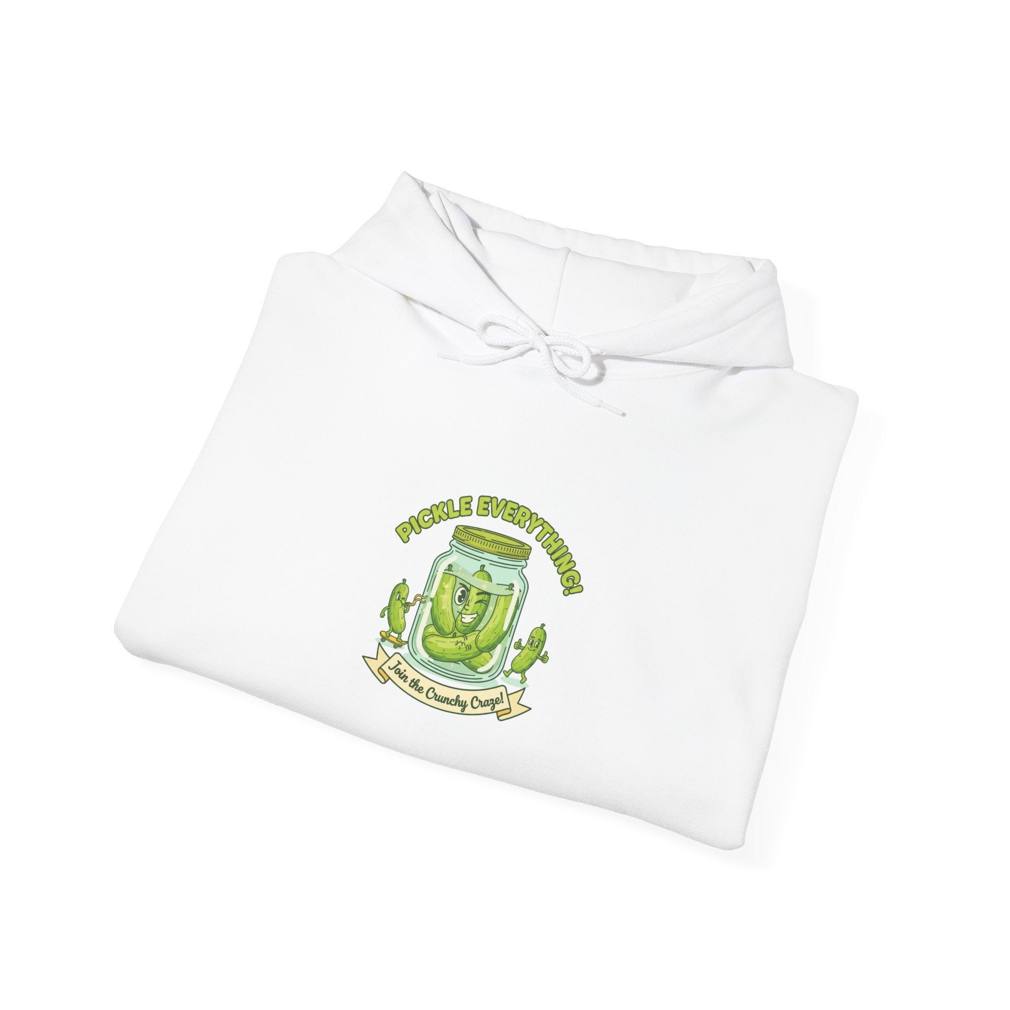 Pickle Enthusiast Crest Hoodie | brine design, pickle lover apparel