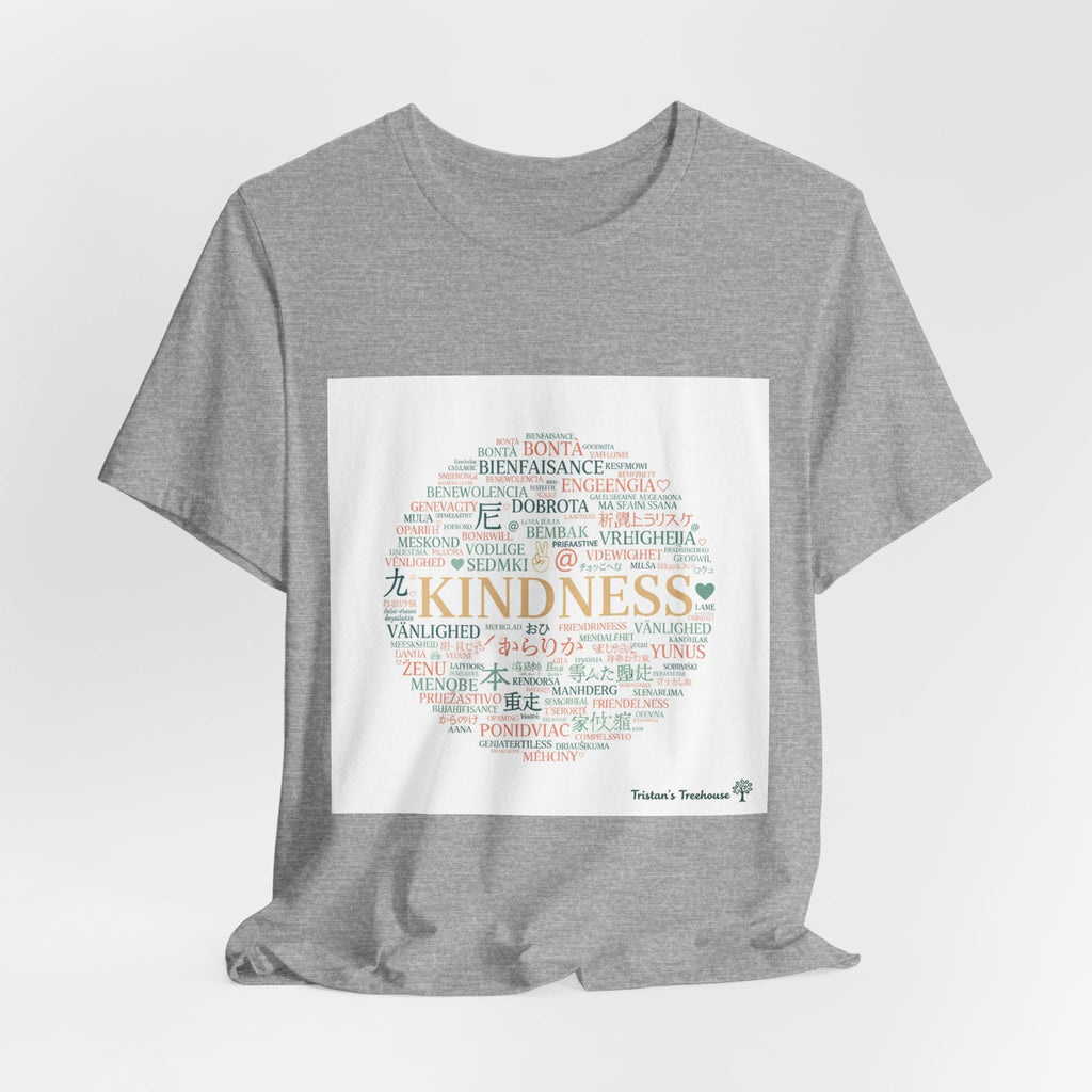Kindness Word Cloud Tee | Fresh Start Minimalism, reset mode apparel