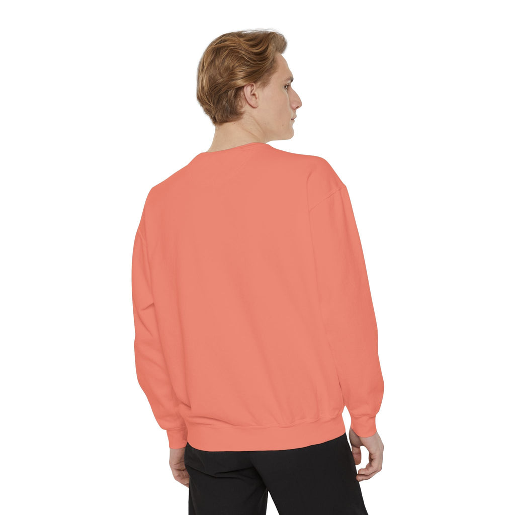 Dog Lover Sweatshirt — Neon Puppy Graphic Crewneck