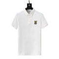 Burberry White T-Shirt With Collar