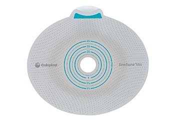 SenSura® Mio Flex Ostomy Barrier, 45 mm Stoma Opening, Yellow Color Match 10572