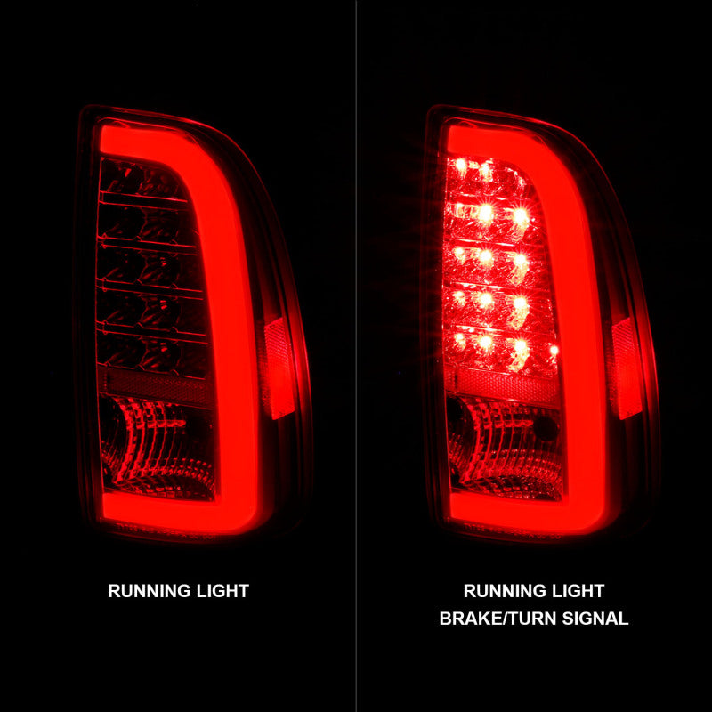 ANZO 00-06 Toyota Tundra LED Taillights w/ Light Bar Chrome Housing Clear Lens 311413