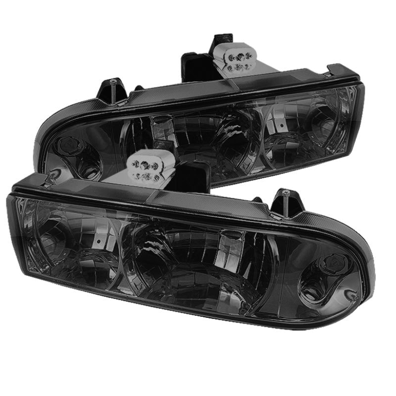 SPYDER Chevy S10 98-04/Chevy Blazer 98-05 Crystal Headlights Smoke HD-YD-CS1098-SM 5033789