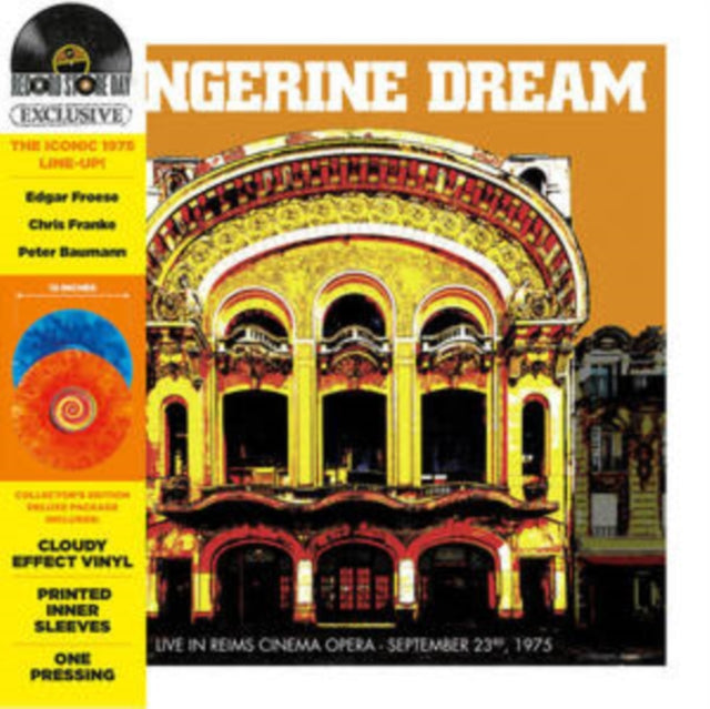 Tangerine Dream - Strange Behavior & Live At Reims Cinema Opera (September 23Rd, 1975) (Deluxe/2LP/Orange & Blue Vinyl)