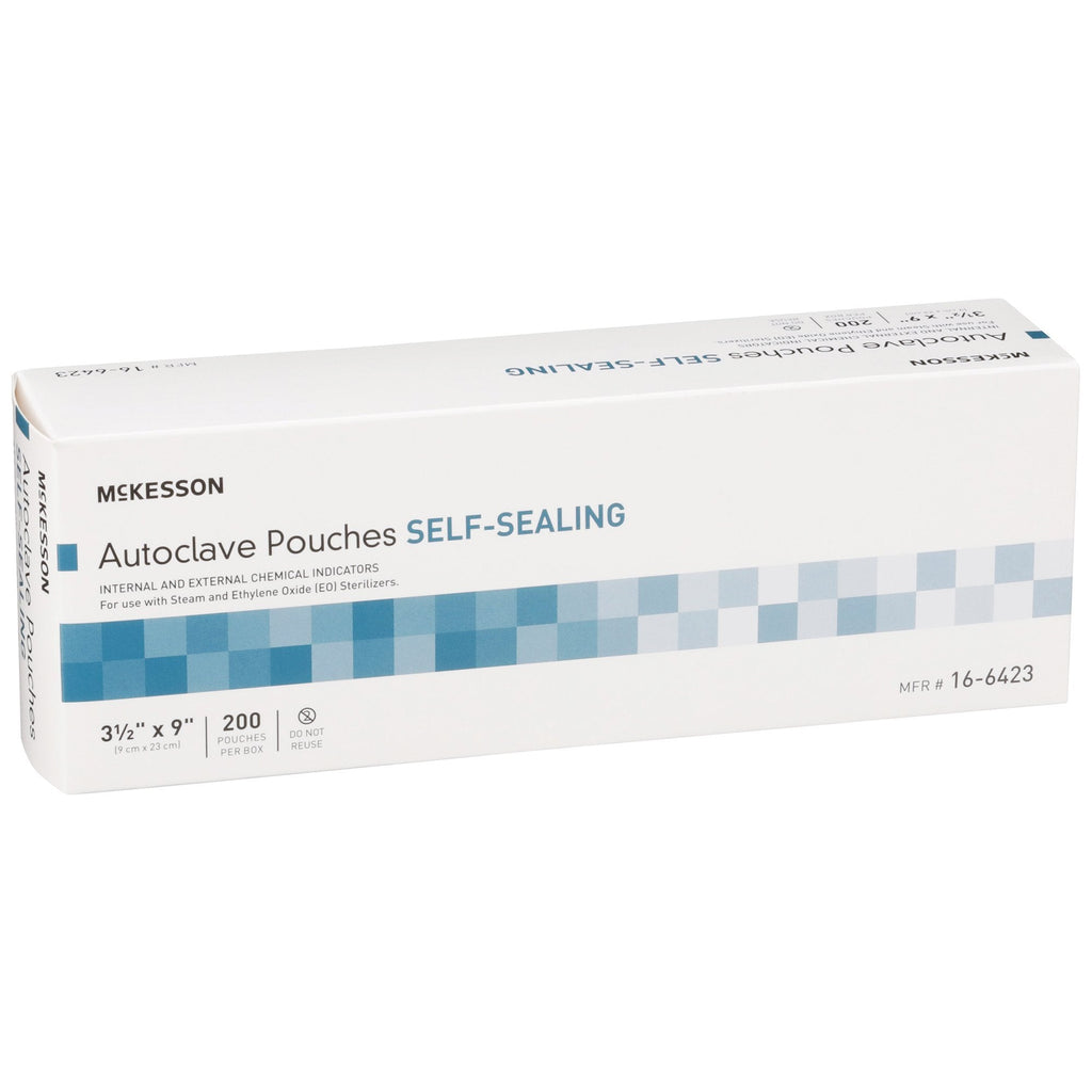 McKesson Sterilization Pouch, 3½ x 9 Inch 16-6423