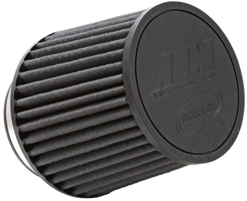 AEM Induction AEM Brute Force Dryflow Air Filter - Conical 6in Base OD / 5.125in Top OD / 5.25in Height 21-205BF