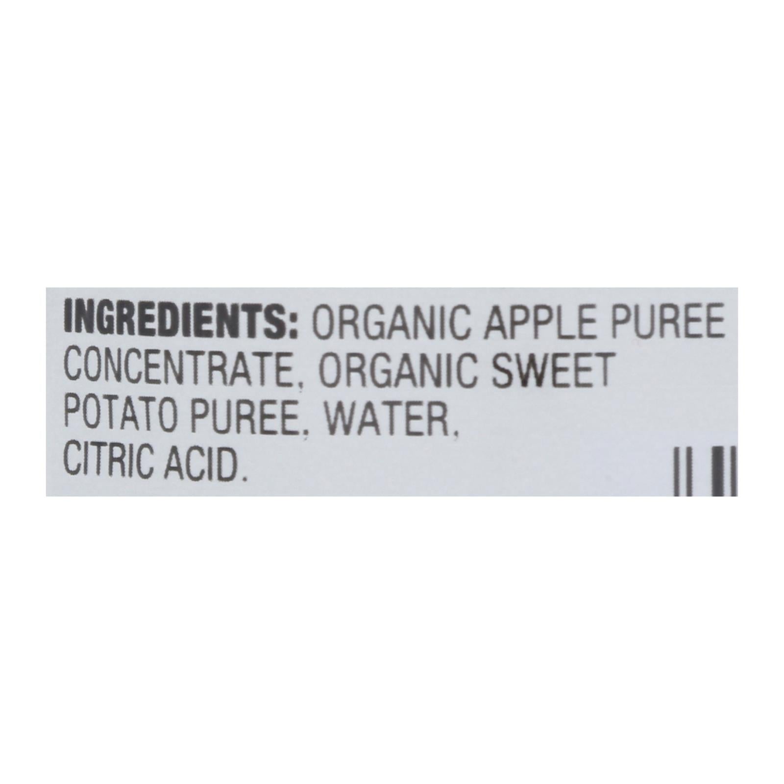 Earth's Best Organic Stage 2 Apple Sweet Potato Baby Food Puree, 3.5 Ounce Pouches, Case of 12