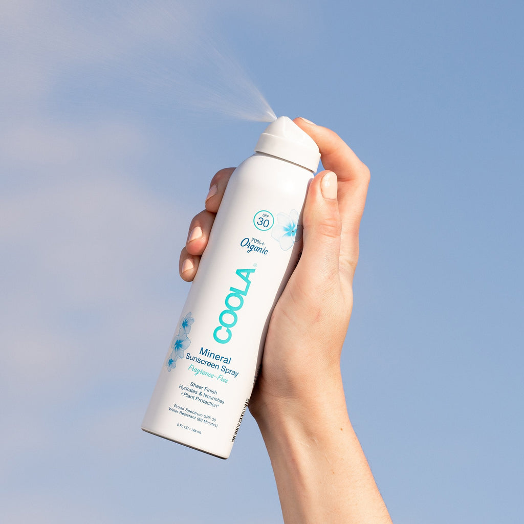 Sunscreen COOLA® Mineral Body SPF 30 Liquid 5 oz. Aerosol Can CL10293