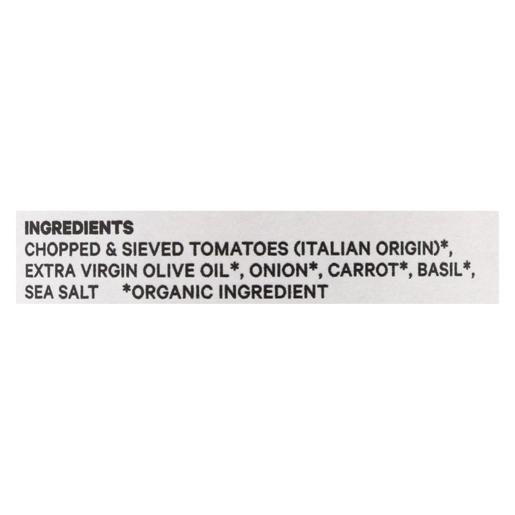 Seggiano Basilico Tomato And Basil Organic Pasta Sauce, Case of 6, 24 oz Jars