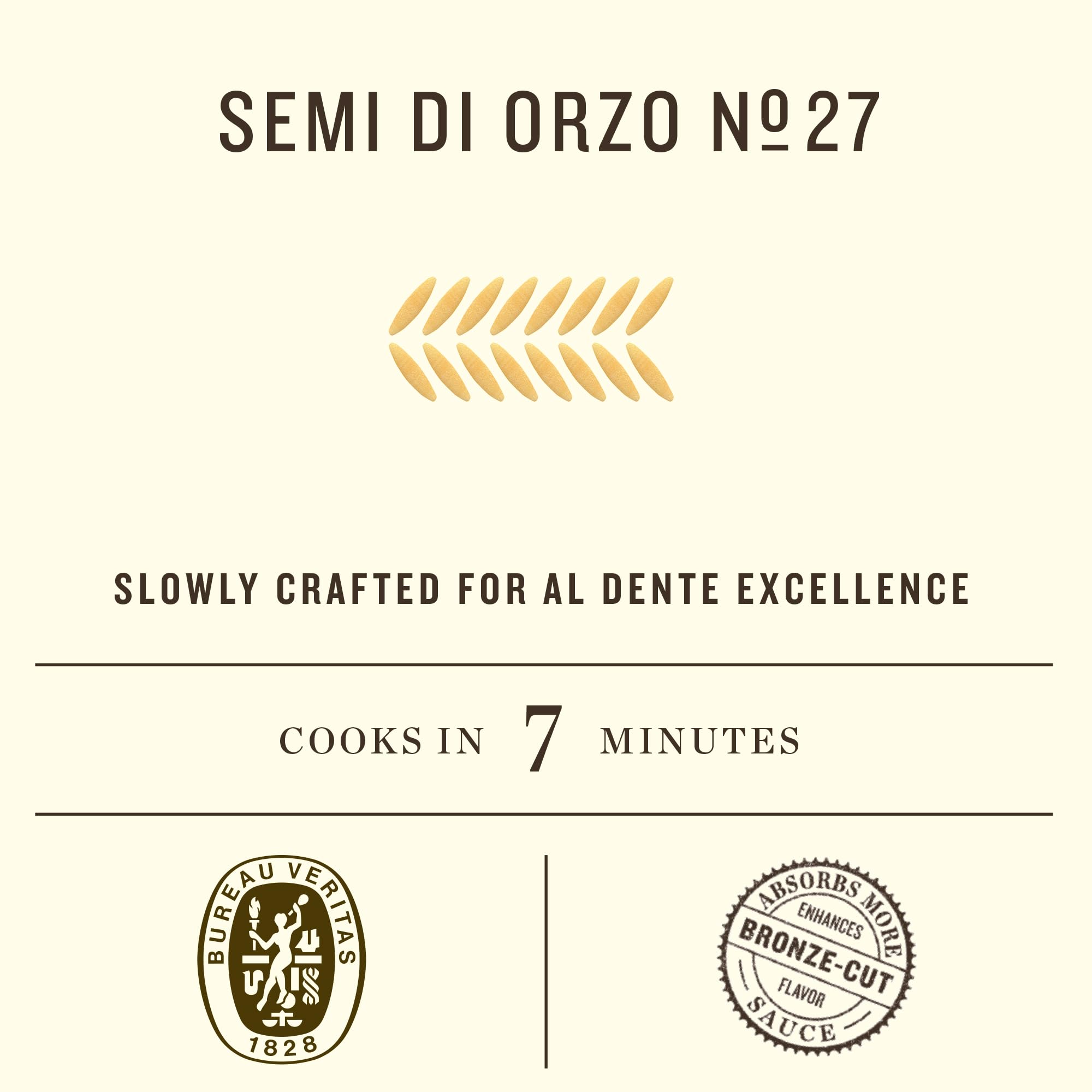 Rummo Semi Di Orzo Pasta, Case of 12, 1 Pound Bags