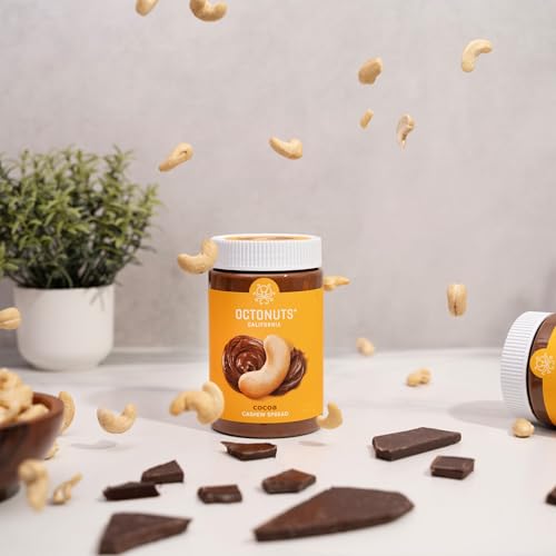 Octonuts Cocoa Cashew Butter Spread, Case of 8, 16 oz Jars