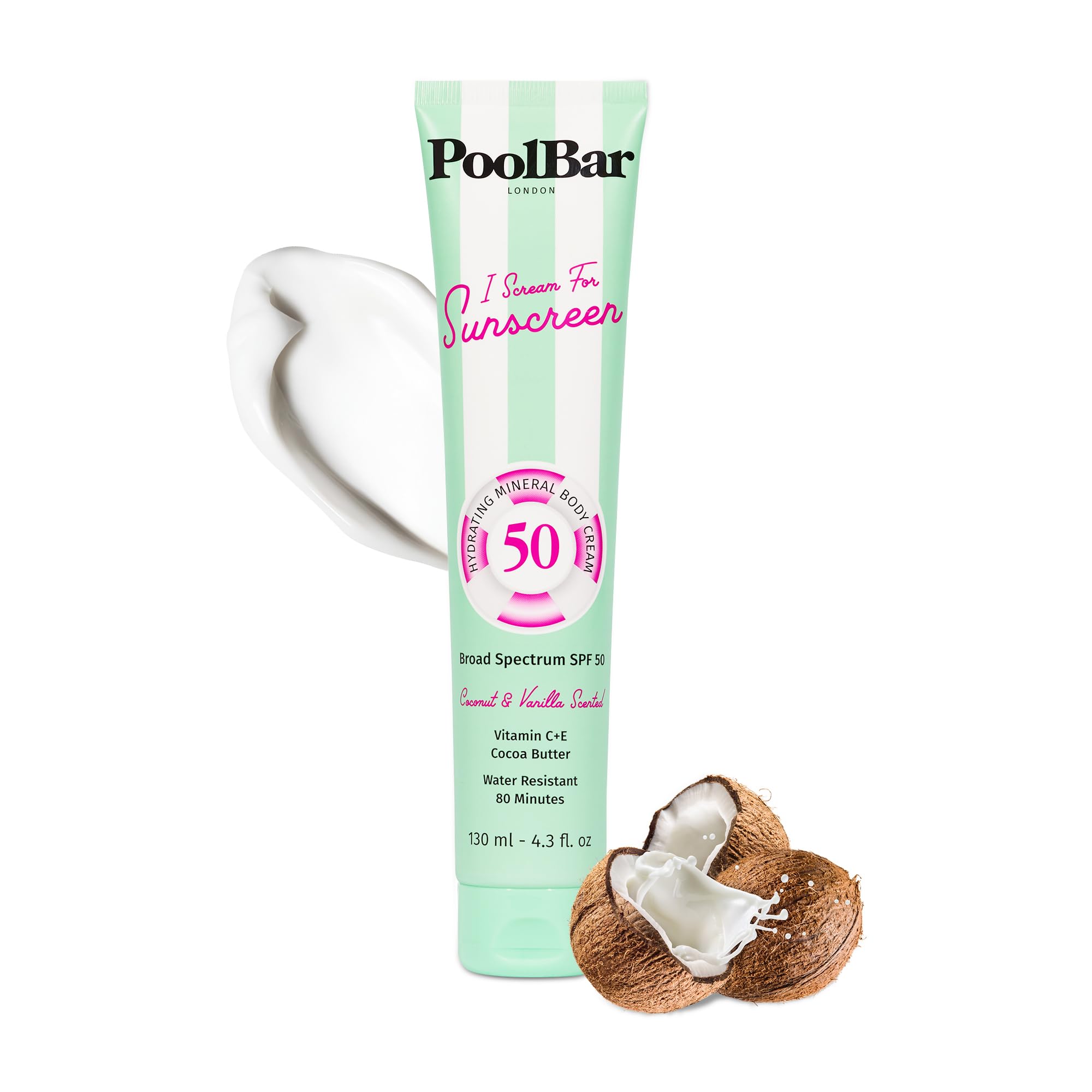 Poolbar SPF 30 Sunscreen Cream, 4.7 Ounces