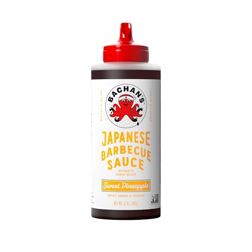 Bachan's Sweet Pineapple Japanese Barbecue Sauce, Case of 6, 16.5 Ounce Bottles