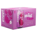 Poppi Doc Pop Prebiotic Soda Mini Cans, Case of 4, 6 Pack, 7.5 Fluid Ounces