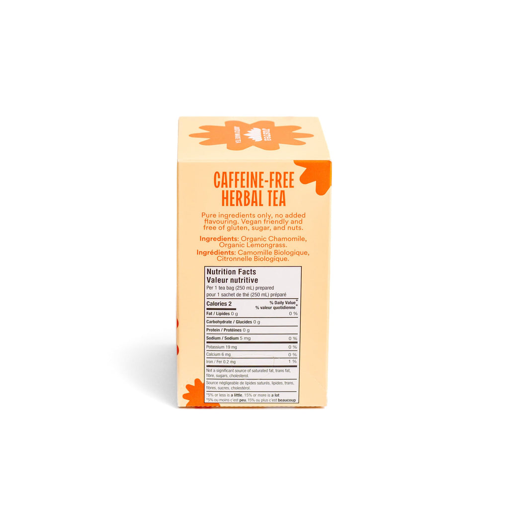 JusTea Sunset Chamomile Tea, Case of 6, 16 Count Boxes