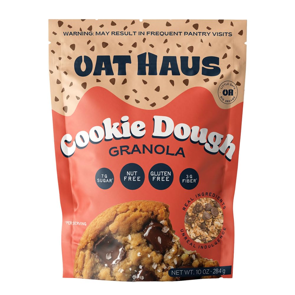 Oat Haus Cookie Dough Granola Butter, 10 oz, Case of 6