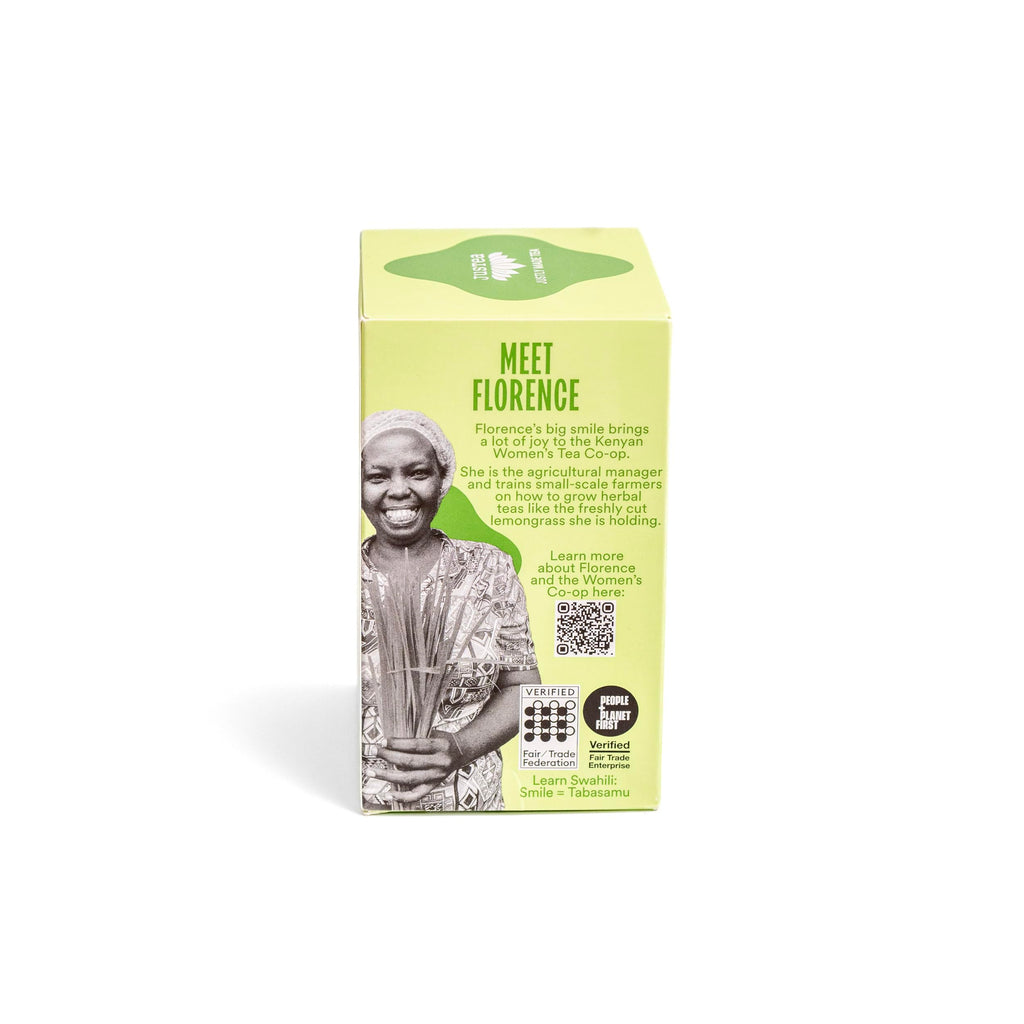 Justea Lemon Ginger Tea Bags, Case of 6, 16 Count