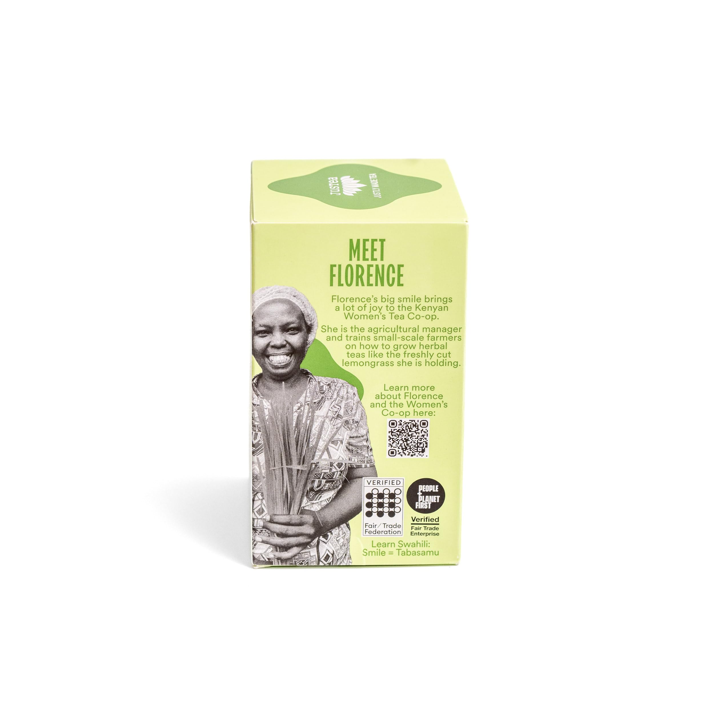 Justea Lemon Ginger Tea Bags, Case of 6, 16 Count